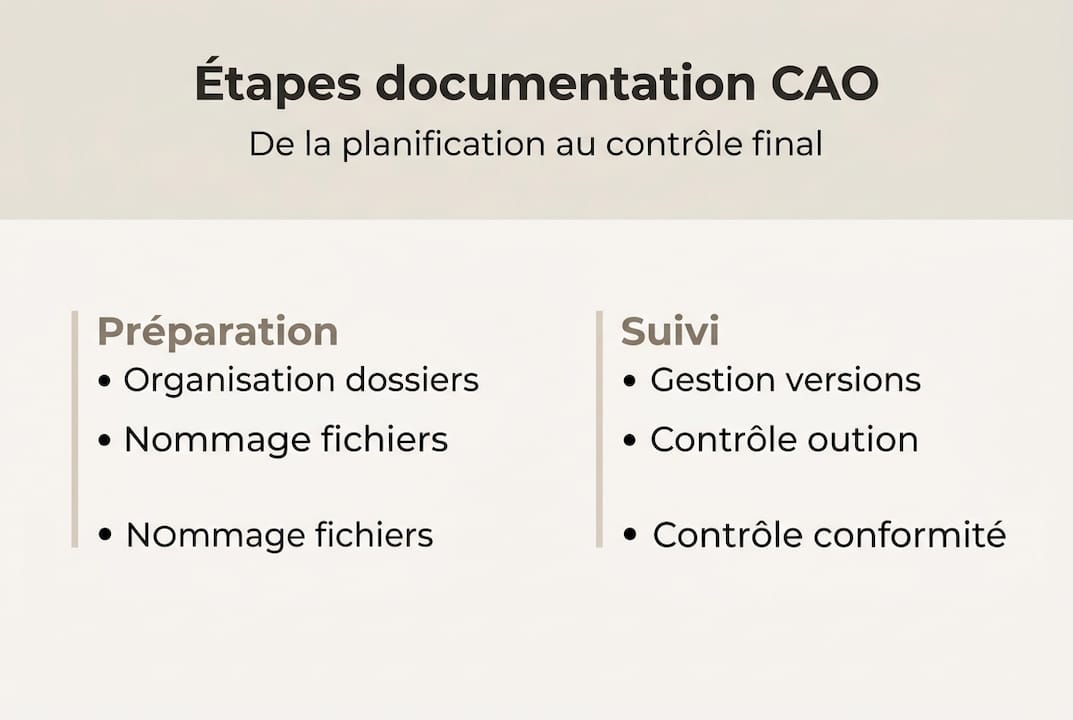 Infographic: the Essential steps for successful CAD project documentation