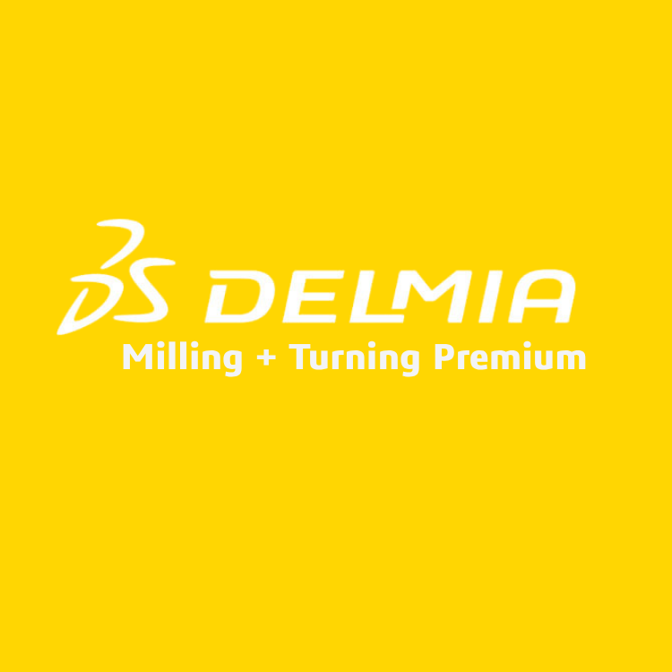 Tegel DELMIA Milling + Turning Premium